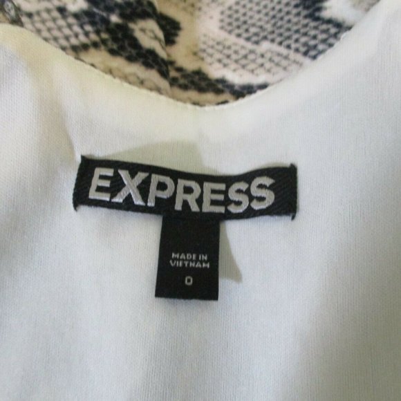 Snake Print Mini Sundress sz 0 - Picture 10 of 11